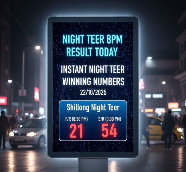 Night Teer 8PM Result Today – Instant Night Teer Winning Numbers